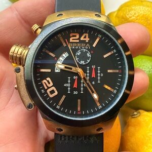 Black and Gold Men's Watch